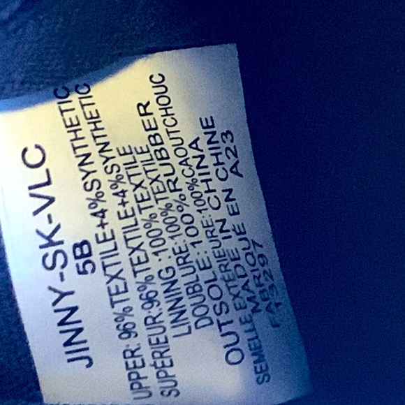 LAUREN Ralph Lauren Jinny Woven Slip-On Sneakers Navy Blue - Picture 5 of 5